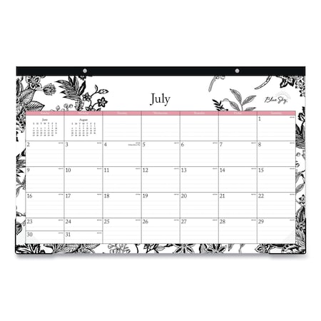 Blue Sky Analeis Academic Year Desk Pad Calendar, Floral Artwork, 17 x 11, 12-Month July-June: 2023-2024 BLS130617